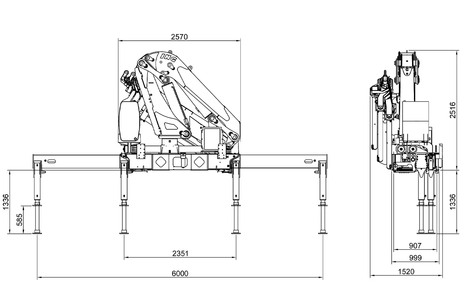 Dimensiones Grua 26.500